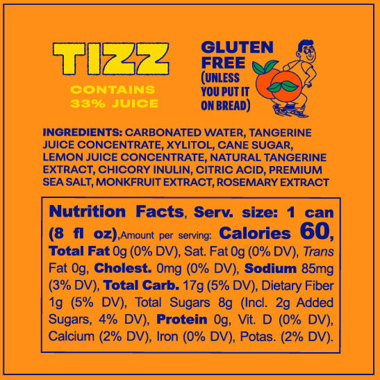 TANGERINE FIZZ 12 PACK